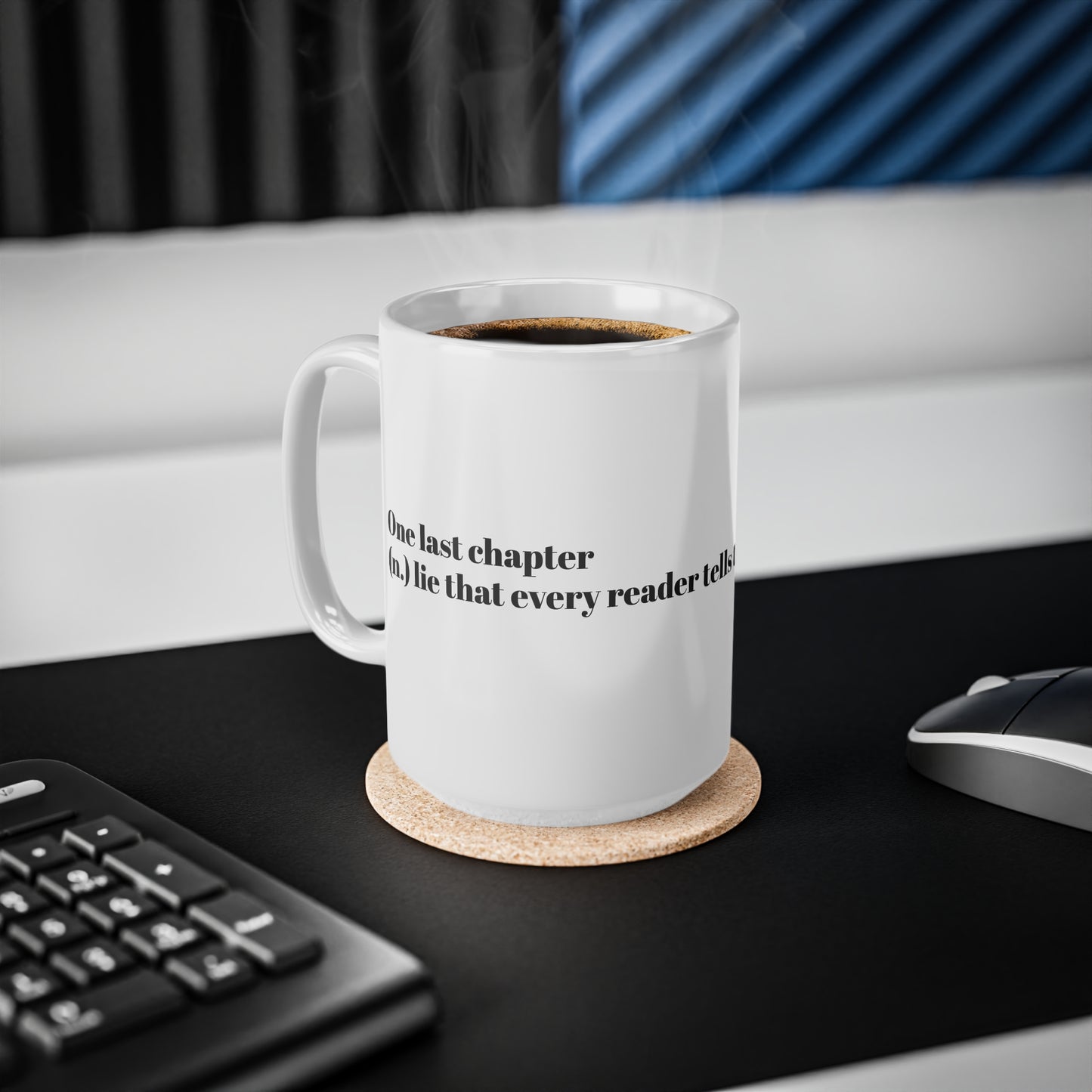 "one last chapter" mug