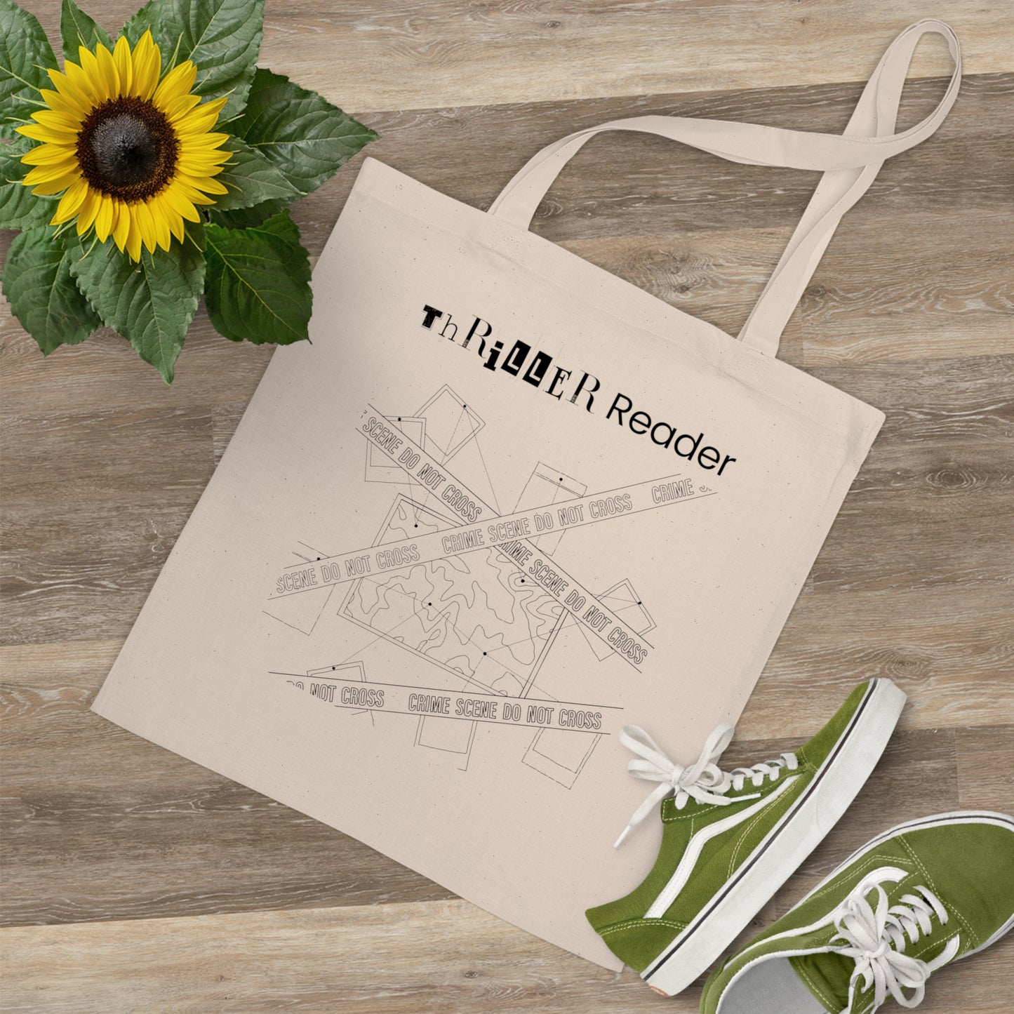 Thriller Reader Tote Bag