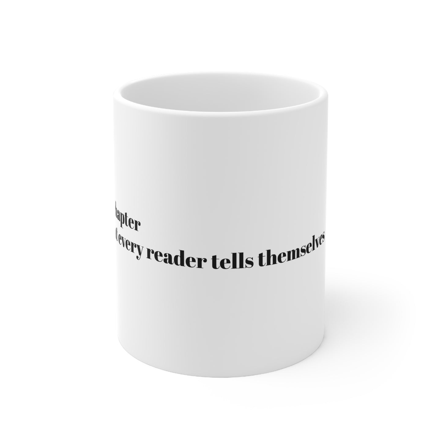 "one last chapter" mug