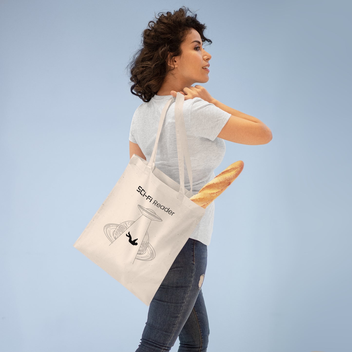 Sci-Fi Reader Tote Bag